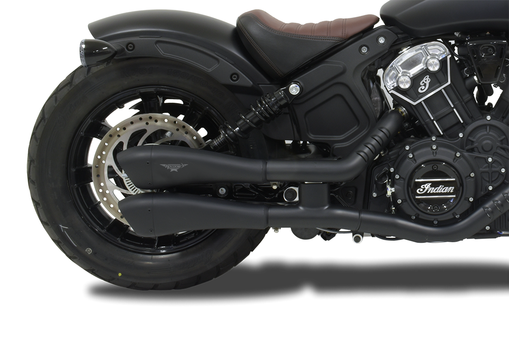 HP CORSE HYDROFORM and V2 Exhaust for the Indian Scout Bobber