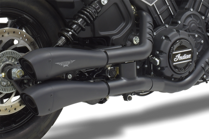 HP CORSE HYDROFORM and V2 Exhaust for the Indian Scout Bobber