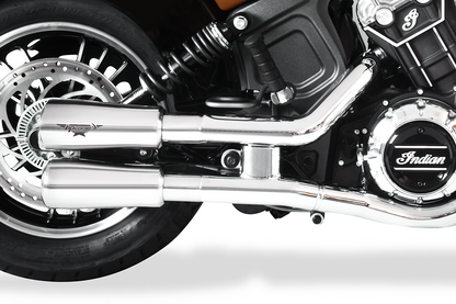HP CORSE HYDROFORM and V2 Exhaust for the Indian Scout Bobber