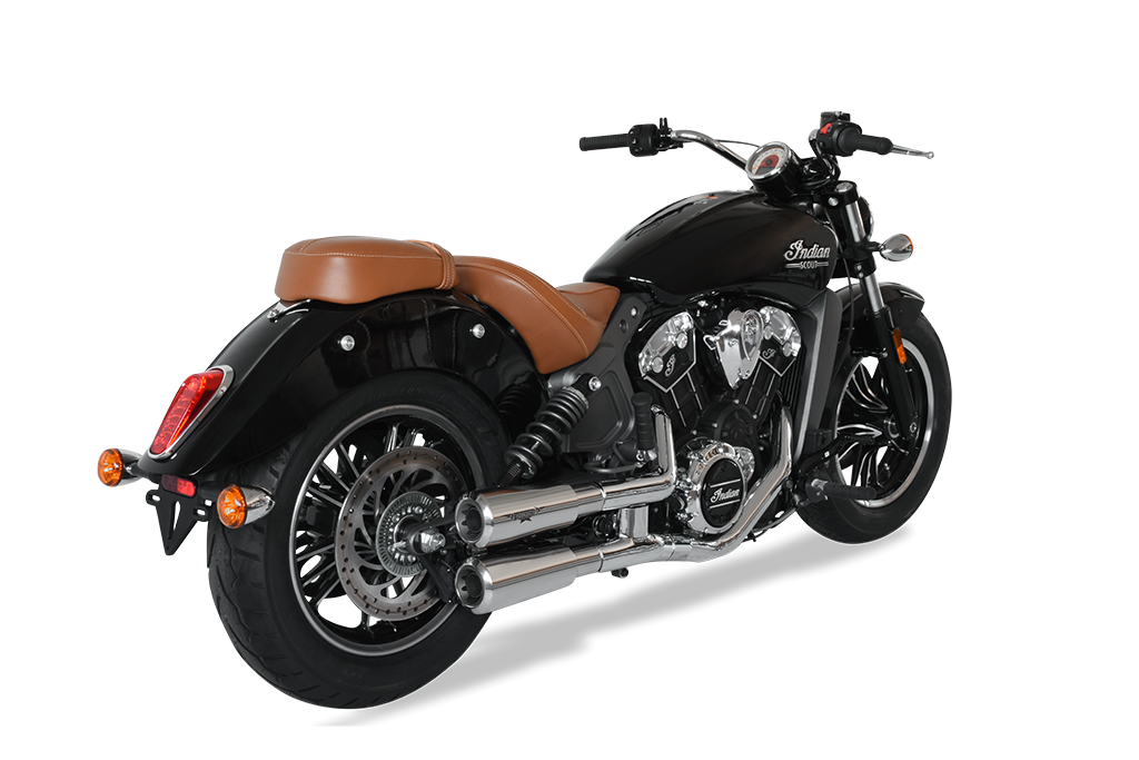 HP CORSE HYDROFORM and V2 Exhaust for the Indian Scout Bobber