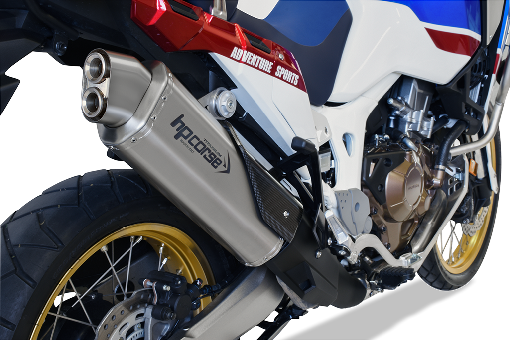 HP CORSE SPS Carbon and 4 Track Exhausts for Honda Africa Twin 1000