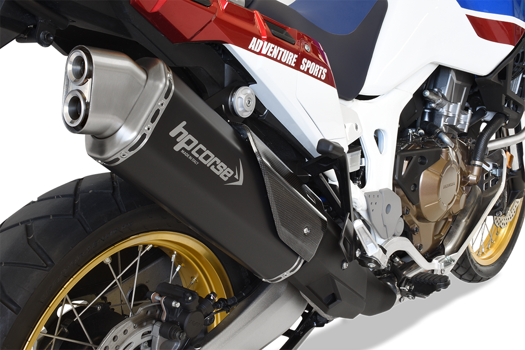 HP CORSE SPS Carbon and 4 Track Exhausts for Honda Africa Twin 1000