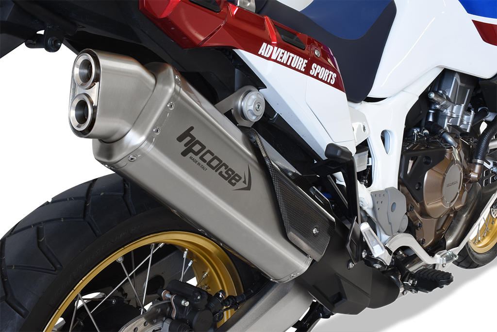 HP CORSE SPS Carbon and 4 Track Exhausts for Honda Africa Twin 1000
