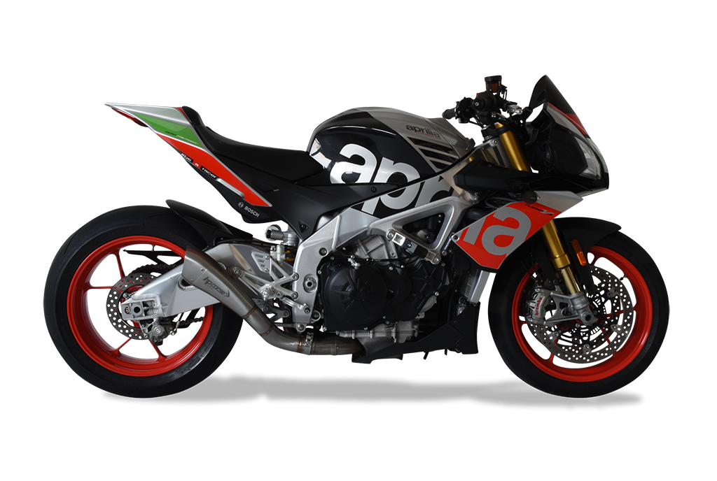HP CORSE HYDROFORM SHORT Slip-on Exhaust For Aprilla Tuono V4 1100 (2017-2020)