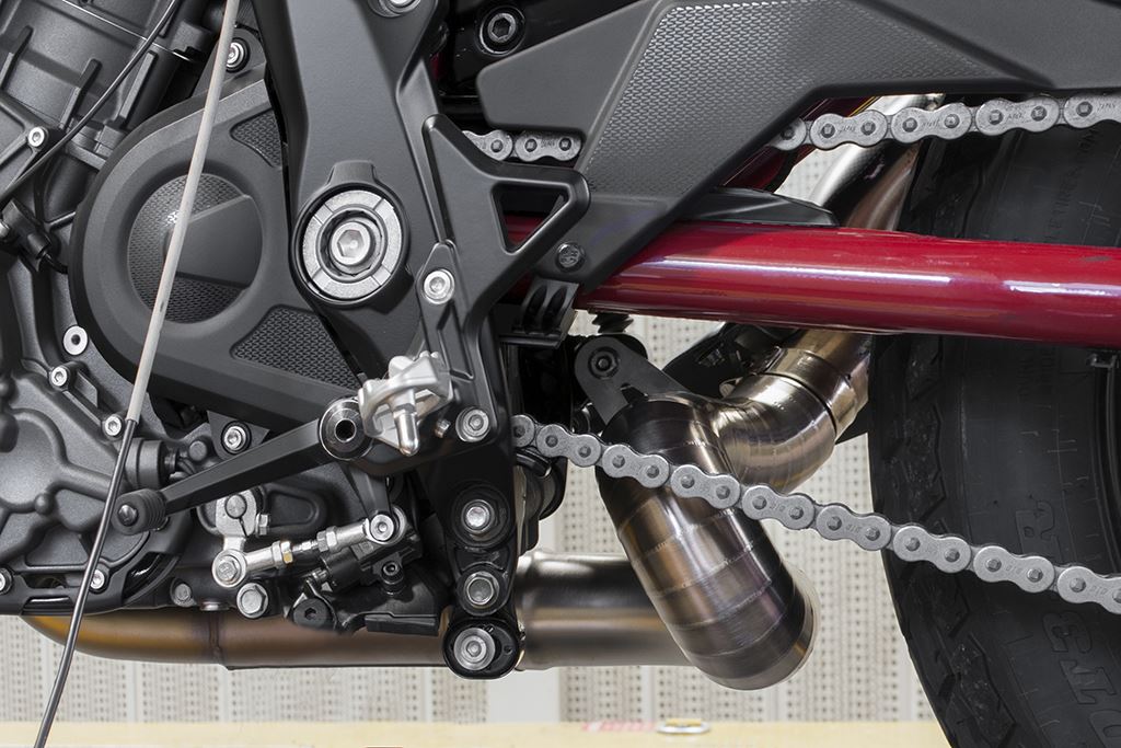 HP CORSE Hydroform Slip On and Cat Delete Link Pipe for Indian FTR 1200