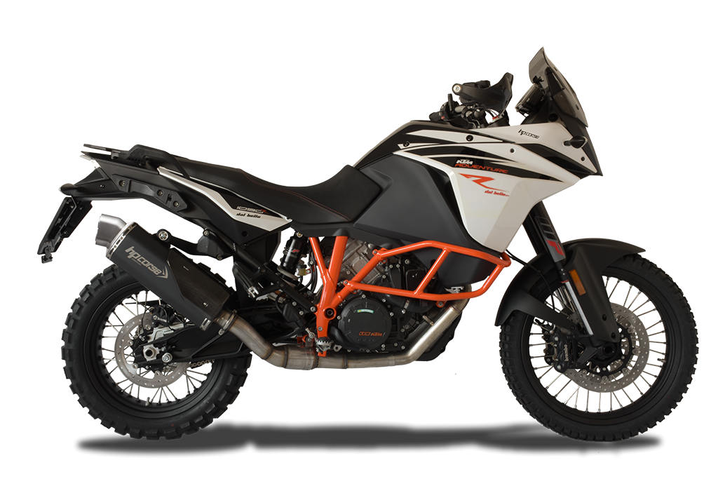 HP CORSE SPS Carbon and 4 Track Exhausts for KTM Adventure 1050 / 1090 / 1190 /1290