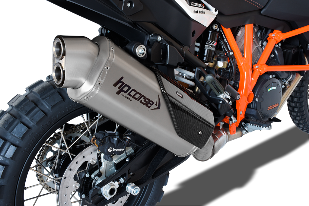 HP CORSE SPS Carbon and 4 Track Exhausts for KTM Adventure 1050 / 1090 / 1190 /1290