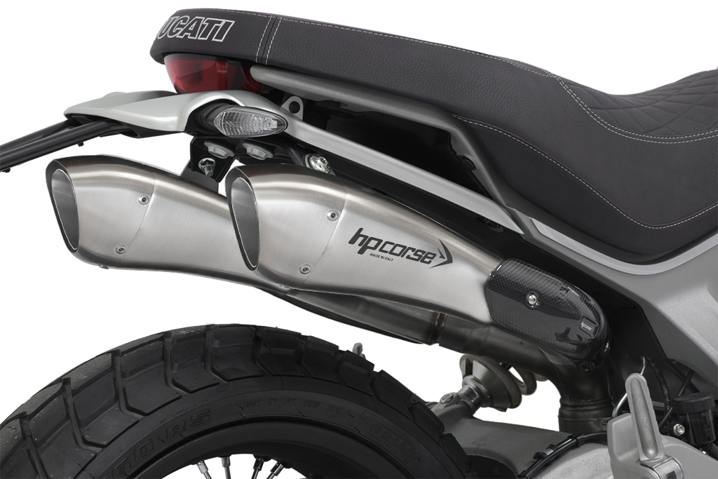 HP CORSE HYDROFORM Racing Slip Ons For Ducati Scrambler 1100