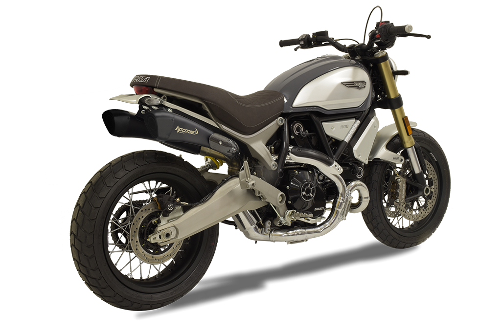 HP CORSE HYDROFORM Racing Slip Ons For Ducati Scrambler 1100