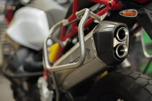 HP CORSE SPS Carbon Slip on and Racing Link Pipe for Moto Guzzi V85 TT
