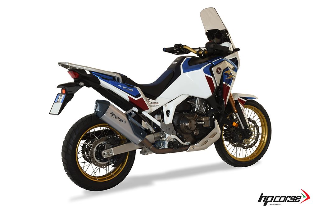 HP CORSE SPS Carbon and 4 Track Exhausts for Honda Africa Twin 1100