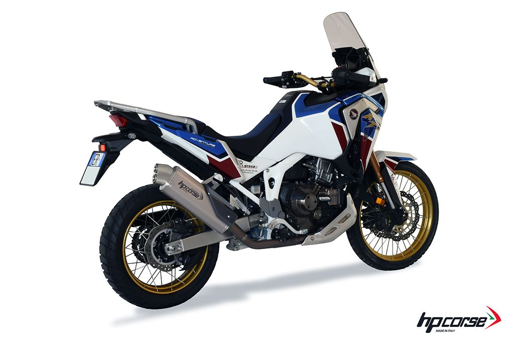HP CORSE SPS Carbon and 4 Track Exhausts for Honda Africa Twin 1100