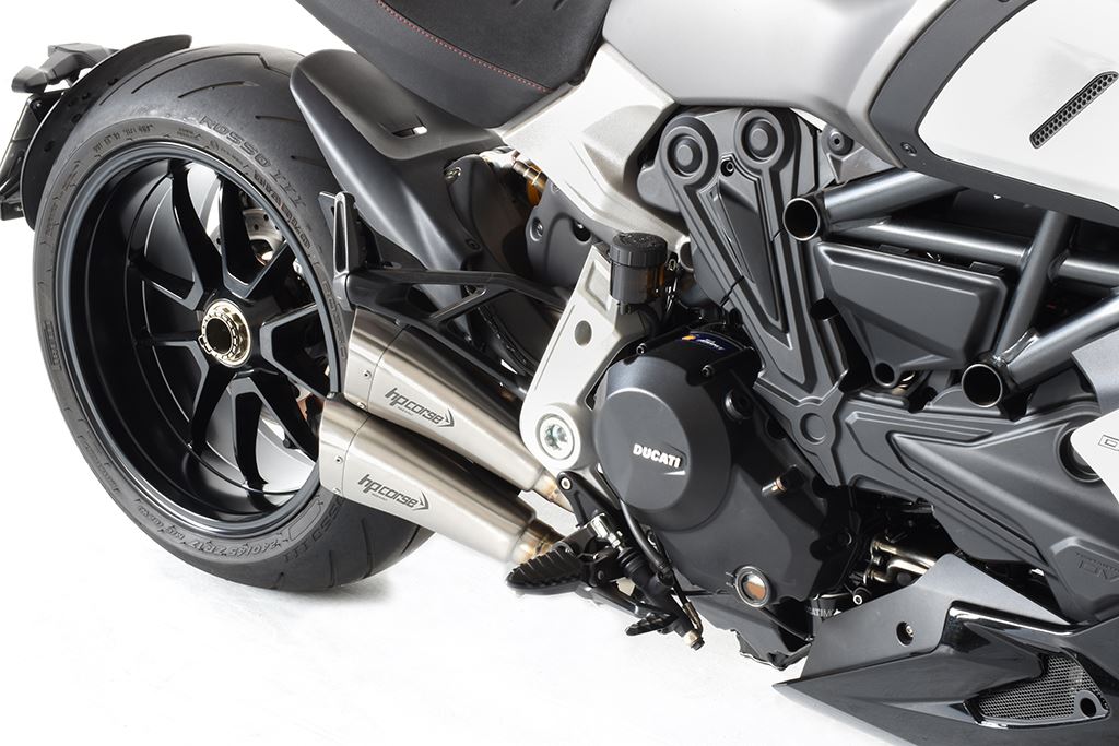 HP CORSE Hydroform Short R Slip On For Ducati Diavel 1260