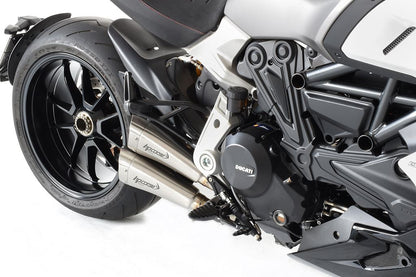 HP CORSE Hydroform Short R Slip On For Ducati Diavel 1260