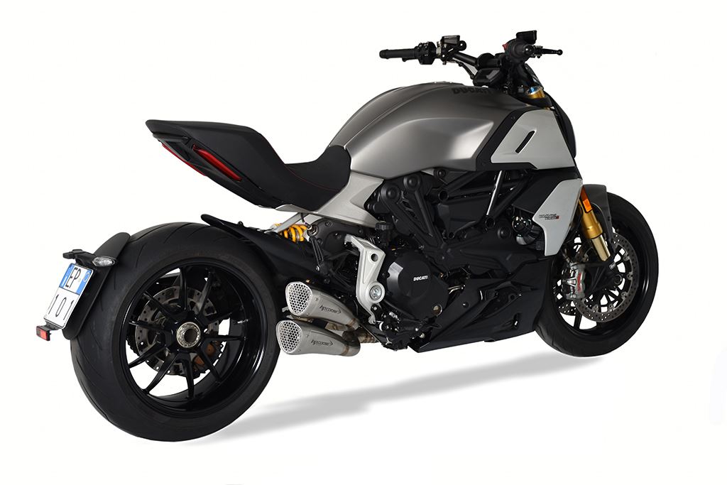 HP CORSE Hydroform Short R Slip On For Ducati Diavel 1260