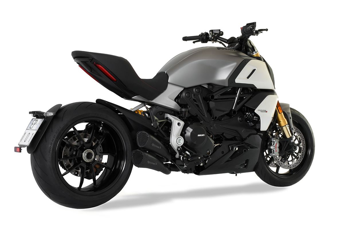 HP CORSE Hydroform Short R Slip On For Ducati Diavel 1260