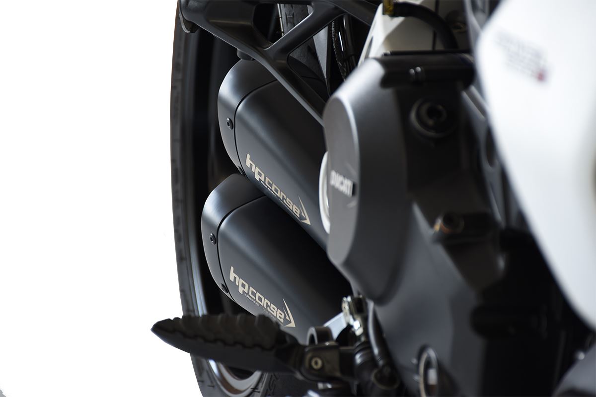HP CORSE Hydroform Short R Slip On For Ducati Diavel 1260
