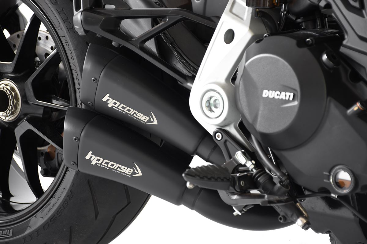 HP CORSE Hydroform Short R Slip On For Ducati Diavel 1260