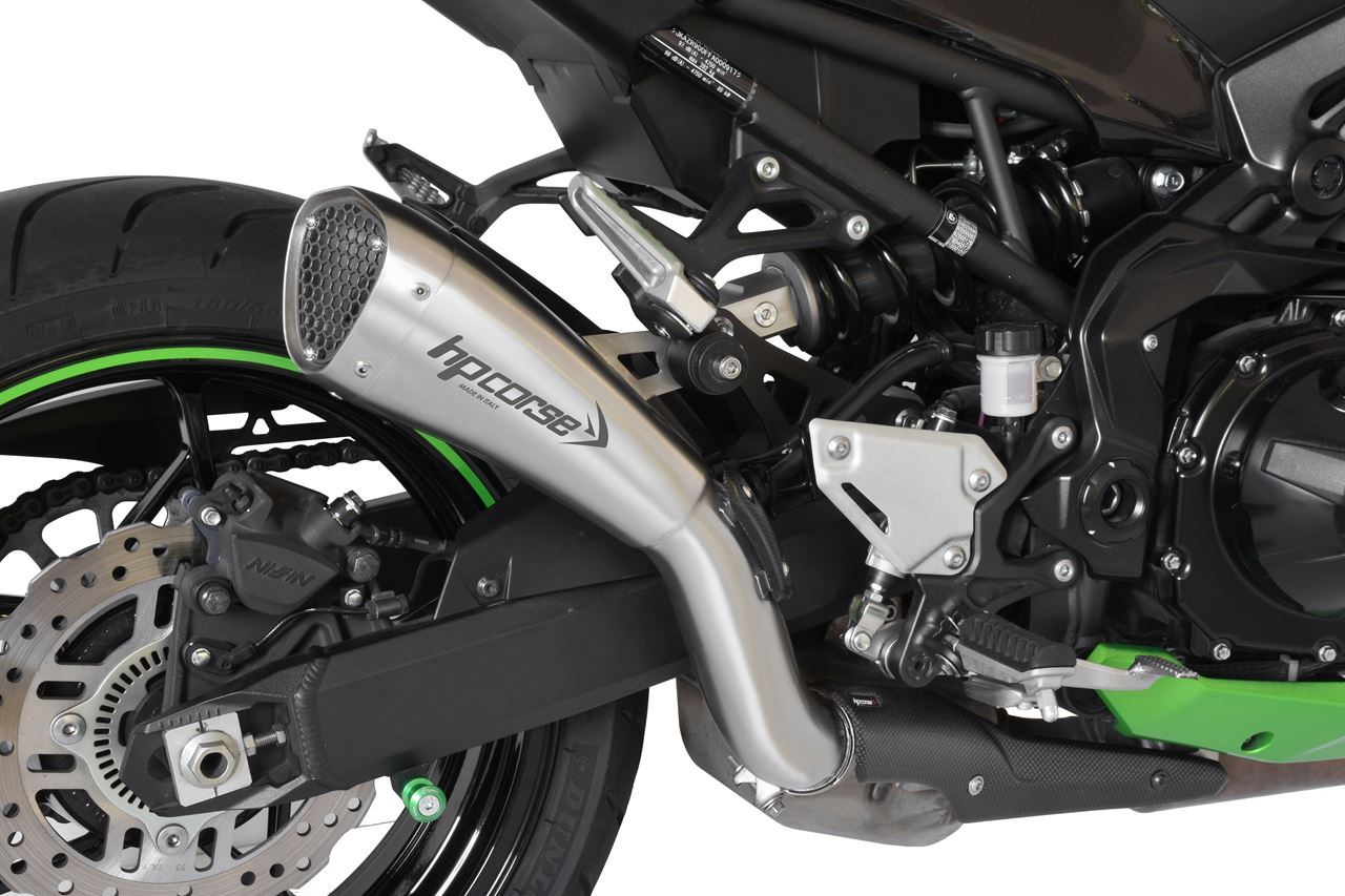 HP CORSE Hydroform Short R Slip-On Exhaust For Kawasaki Z900 (2020+)