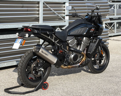 HP CORSE SPS Carbon Slip-on Exhaust and Racing Link Pipe for Harley Davidson Pan America 1250