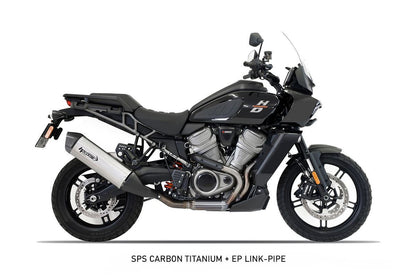 HP CORSE SPS Carbon Slip-on Exhaust and Racing Link Pipe for Harley Davidson Pan America 1250