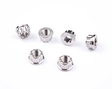 Motocorse set of 6 Titanium Rear Hub Flange (Sprocket Carrier) nuts for Ducati