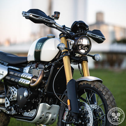 Motodemic LED Headlight Conversion Kit for Triumph Scrambler 1200 XC / XE