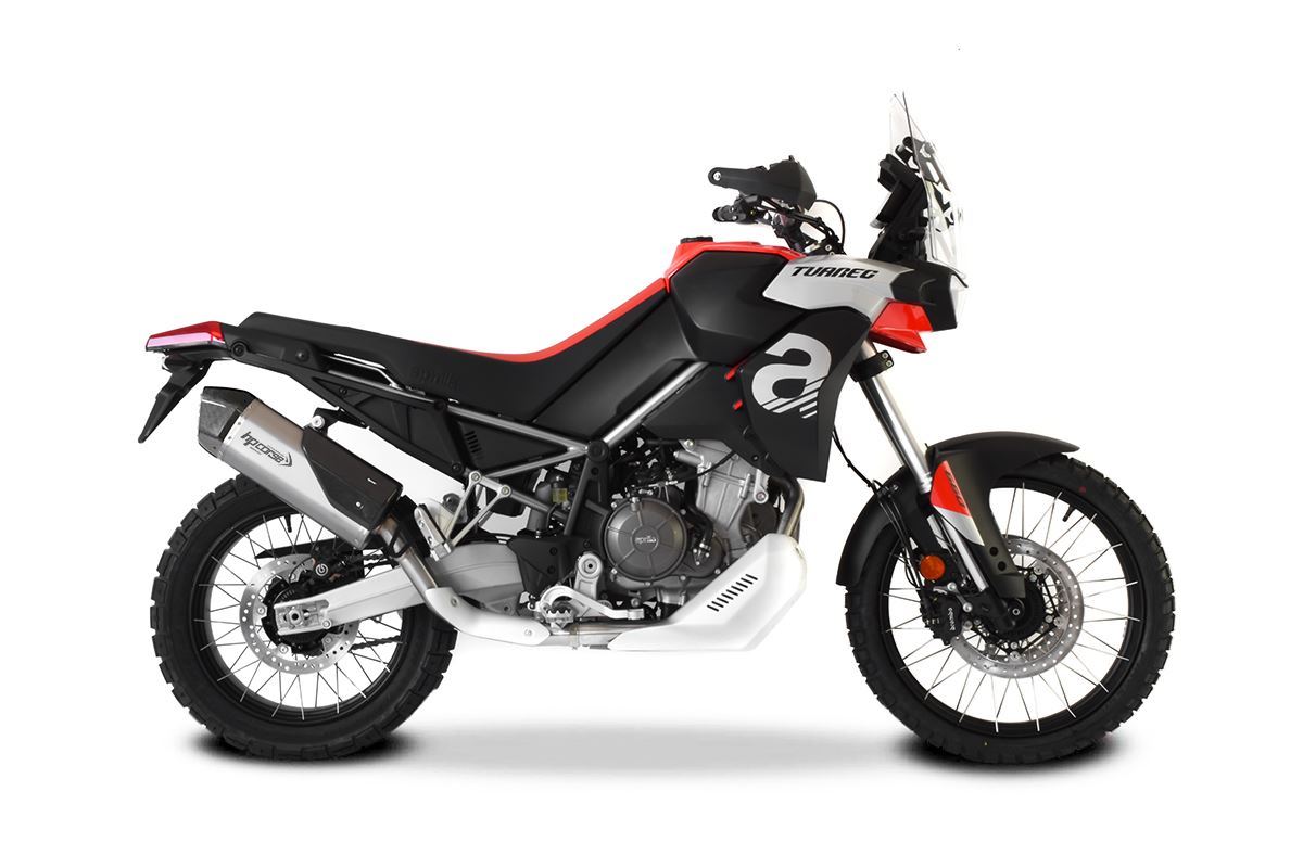 HP CORSE SPS Carbon Short Exhaust for Aprilia Tuareg 660