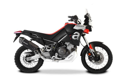 HP CORSE SPS Carbon Short Exhaust for Aprilia Tuareg 660