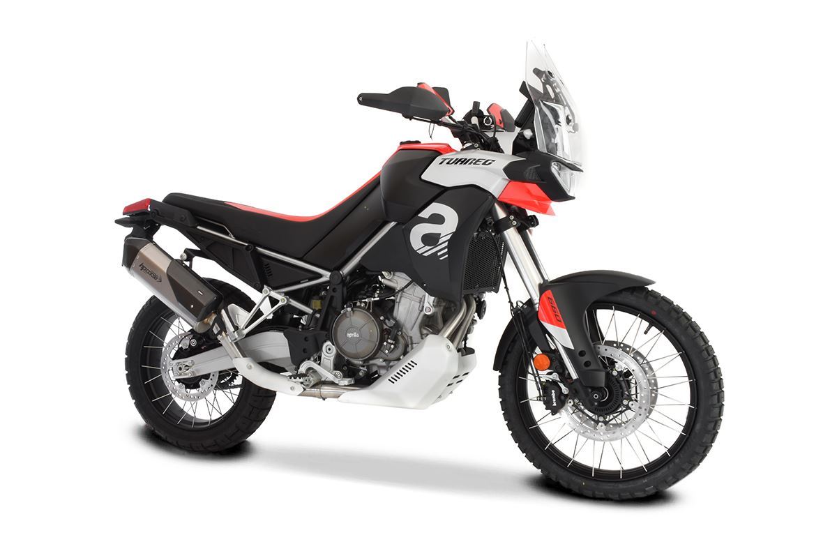 HP CORSE SPS Carbon Short Exhaust for Aprilia Tuareg 660