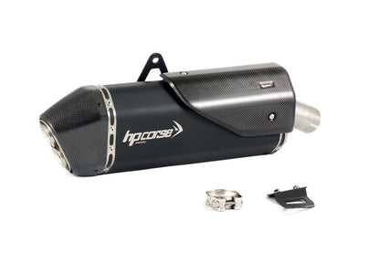 HP CORSE SPS Carbon Short Exhaust for Aprilia Tuareg 660