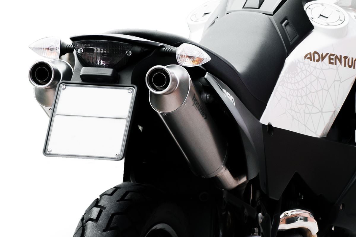 HP CORSE SP-1 350 Dual Titanium Slip-on Exhaust for KTM 990 Adventure (06-14)
