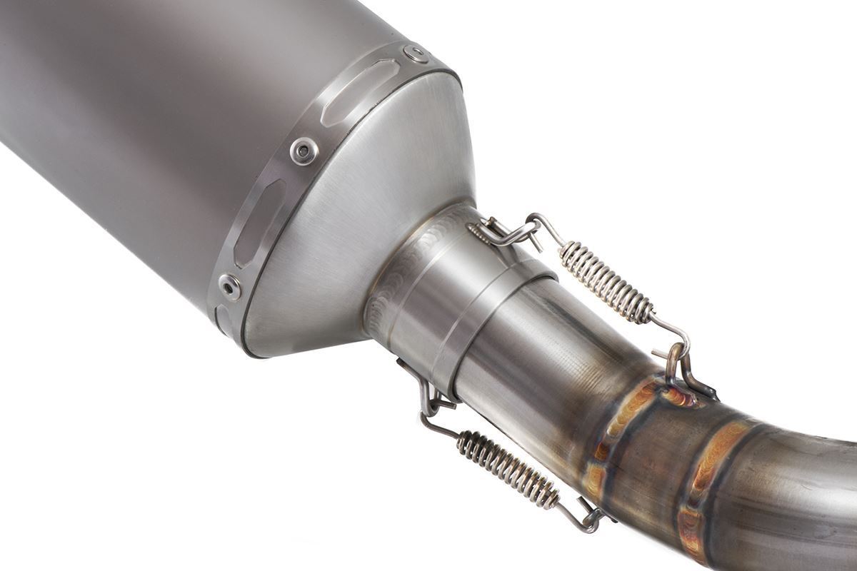 HP CORSE SP-1 350 2-into-1 Titanium Slip-on Exhaust for KTM 990 Adventure (06-14)