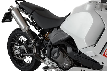 HP CORSE SP-1 SHORT Titanium High Mount Slip-on Exhaust for the Ducati DesertX