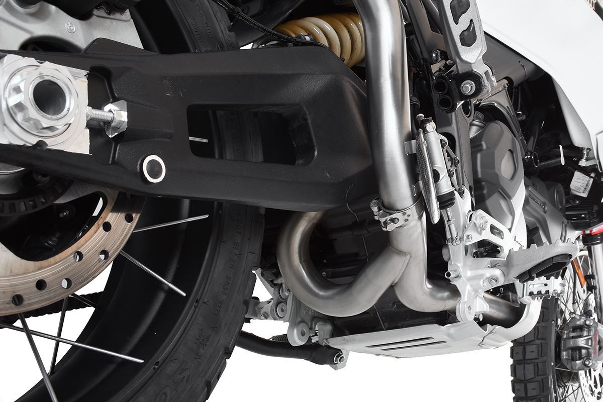 HP CORSE Stainless Exhaust Decat Kit for the Ducati DesertX