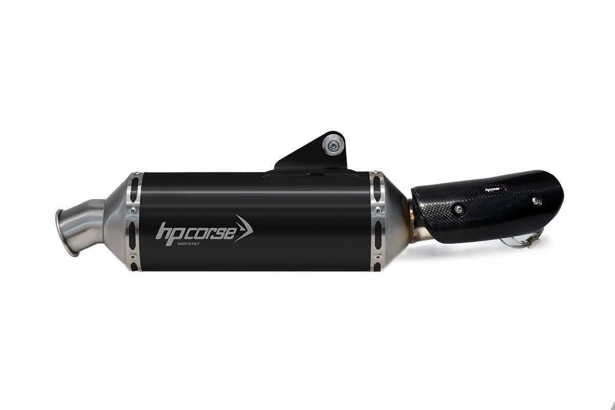 HP CORSE SP-1 SHORT BLACK CERAKOTE® SLIP ON for Royal Enfield Himalayan 450