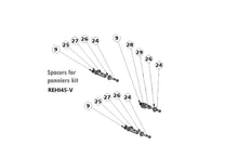 HP CORSE SPACER KIT for Original Case Support for Royal Enfield Himalayan 450