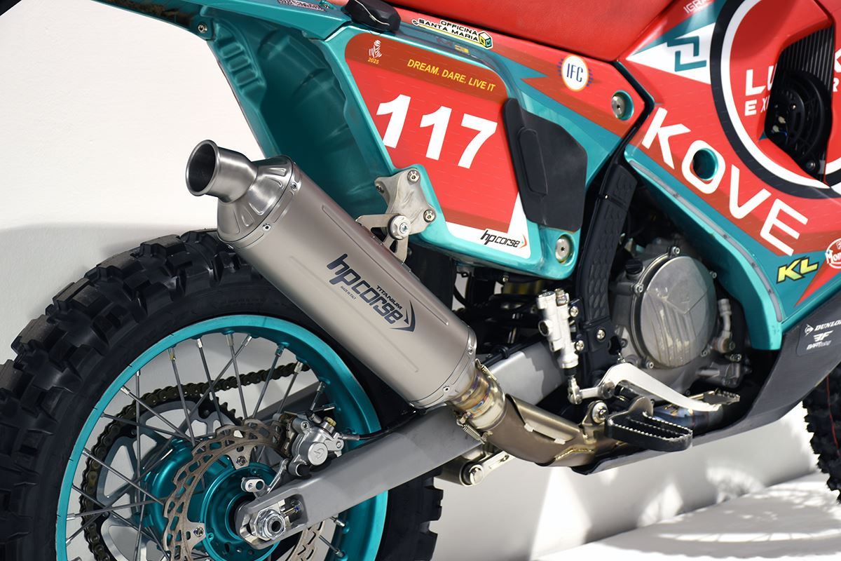 HP CORSE SP-2 400 Titanium Exhaust for Kove 450 Rally (2023+)