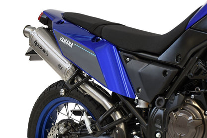 HP CORSE SP-2 SHORT Titanium Exhaust for Yamaha Tenere 700 (High Mount, No bags)