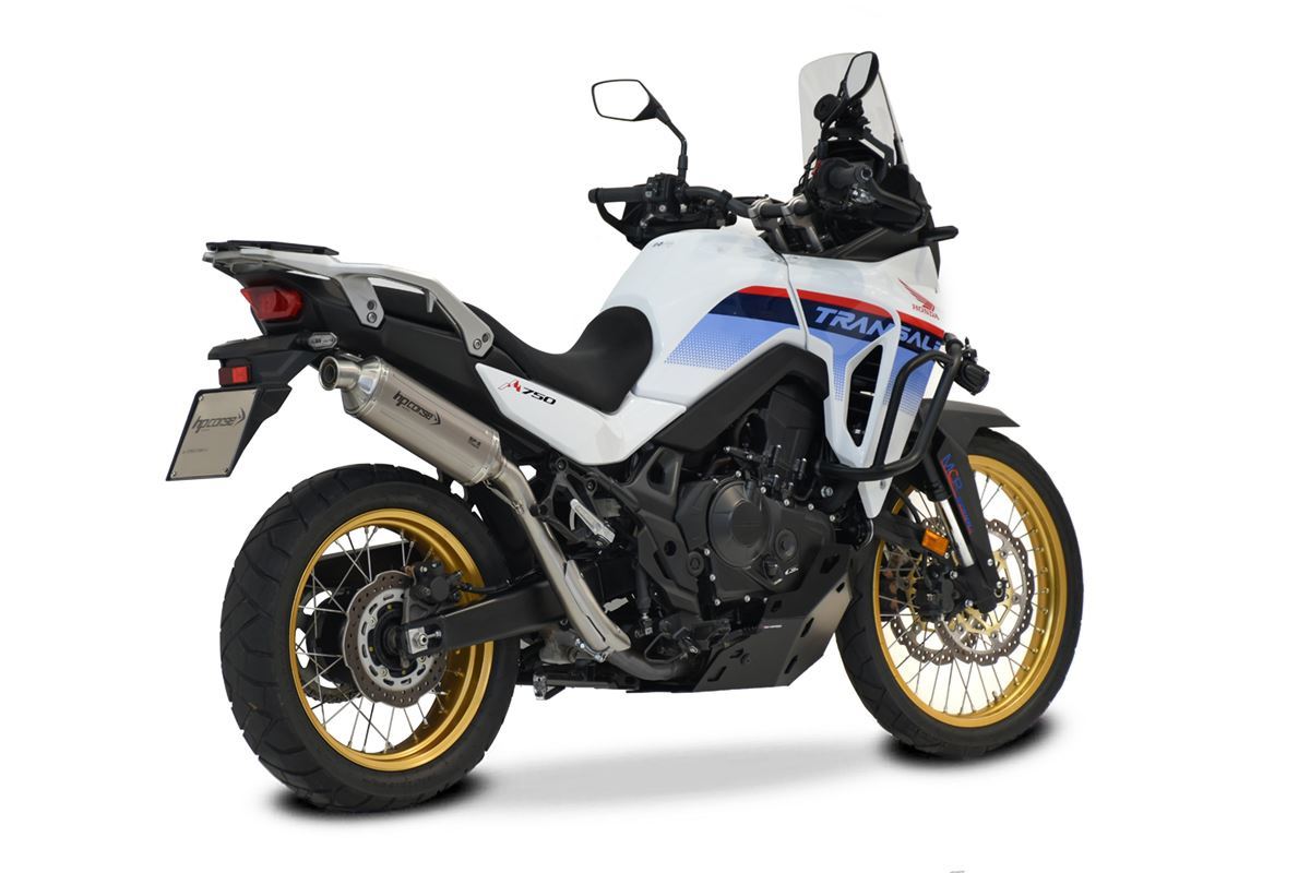 HP CORSE SP-2 Short Titanium Exhaust for Honda Transalp XL750 (High Mount)