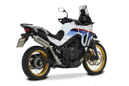 HP CORSE SP-2 Short Titanium Exhaust for Honda Transalp XL750 (High Mount)