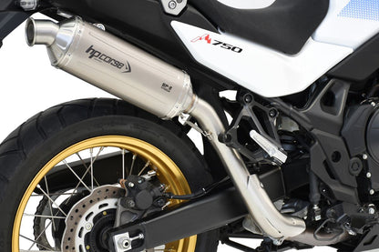 HP CORSE SP-2 Short Titanium Exhaust for Honda Transalp XL750 (High Mount)