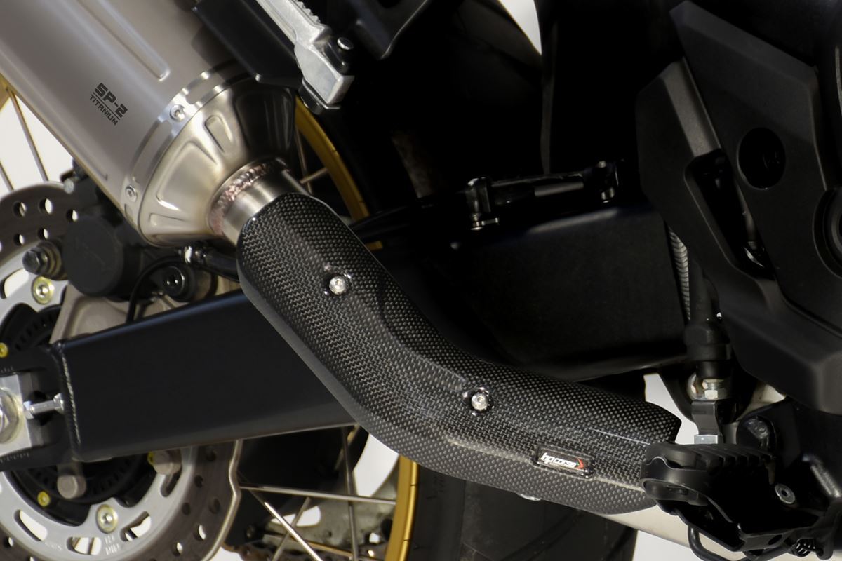 HP CORSE SP-2 Titanium Exhaust for Honda Transalp XL750 (Low Mount)