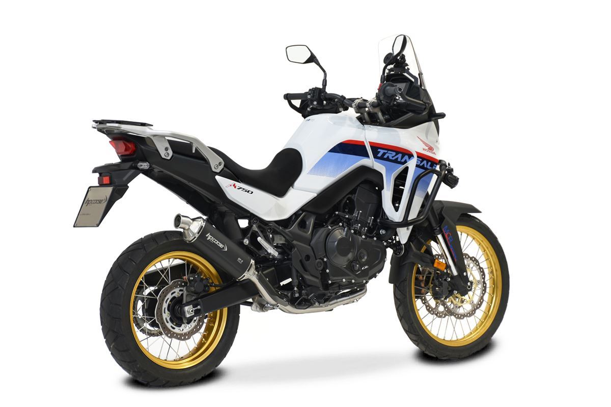 HP CORSE SP-2 Titanium Exhaust for Honda Transalp XL750 (Low Mount)