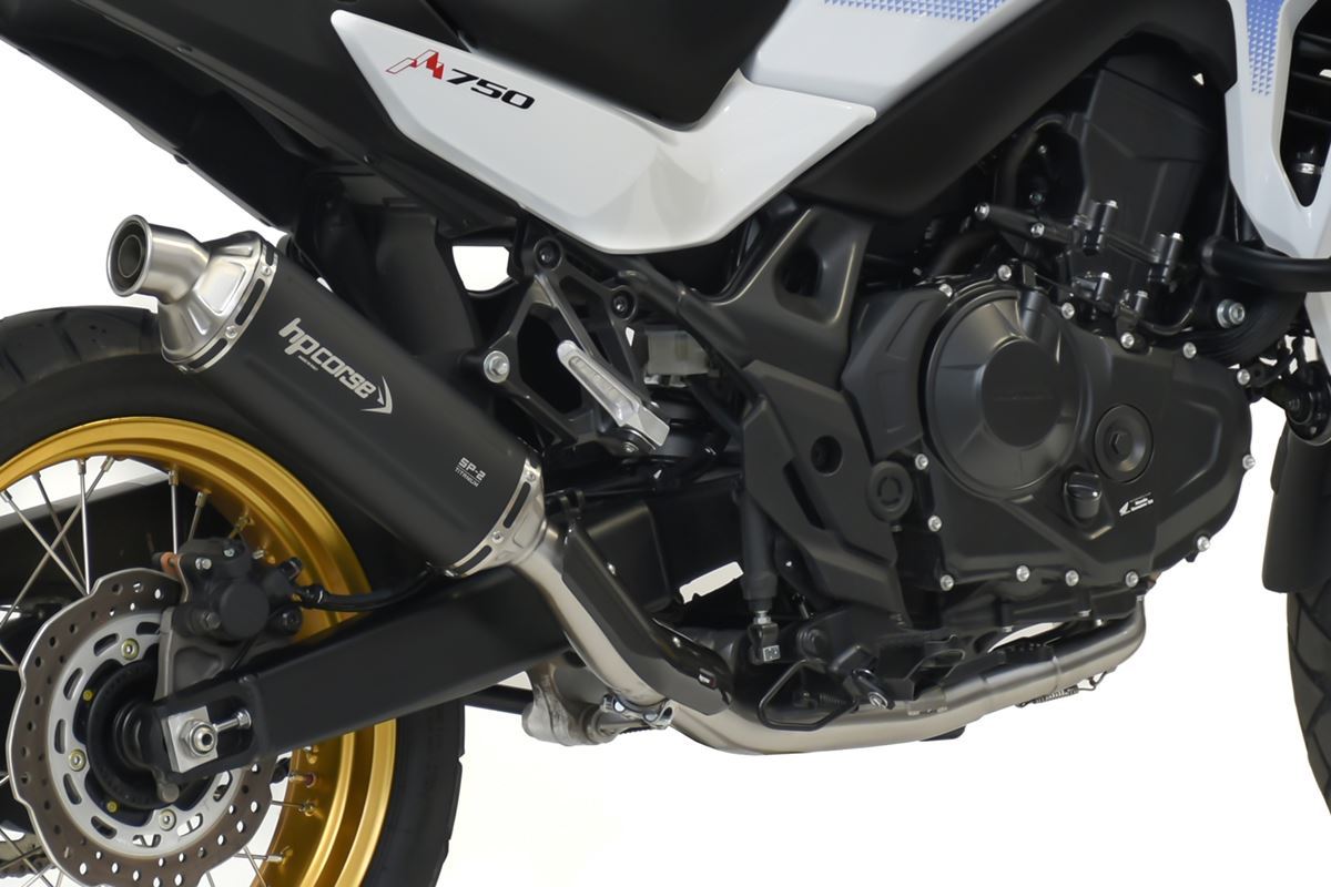 HP CORSE SP-2 Titanium Exhaust for Honda Transalp XL750 (Low Mount)