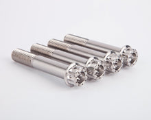 Motocorse set of 4 Titanium Front Caliper Bolts (M10x60) for Radial Calipers