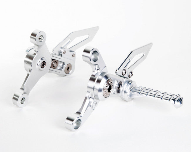 Motocorse Billet Adjustable Rearsets for MV Agusta F4 & B4 Brutale Models