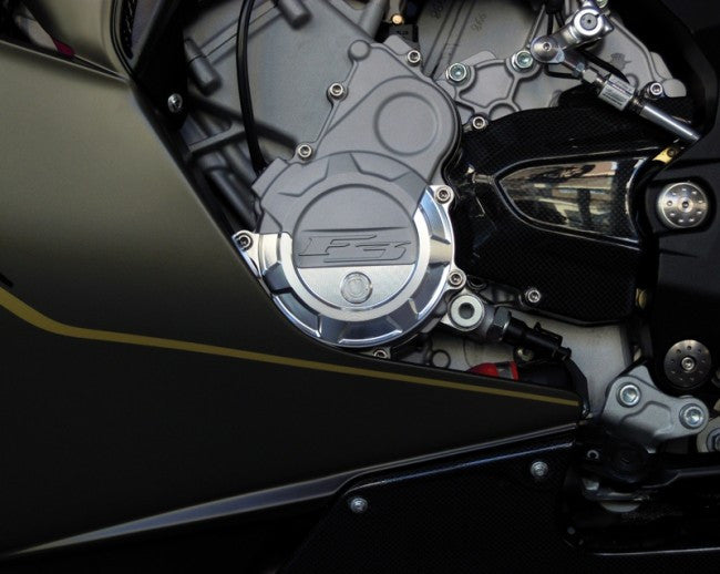 Motocorse Billet Aluminum Generator Cover W/ Titanium Hardware for MV 3 cylinder Models