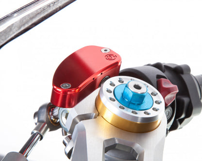 Motocorse Billet Brake and Clutch Reservoirs for OE Master Cylinders for Ducati and MV F4 RR/RC (up to 2020 models)