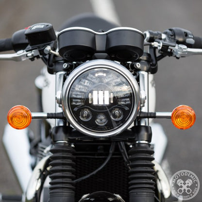 Motodemic LED Headlight Conversion Kit for the Triumph Street Scrambler